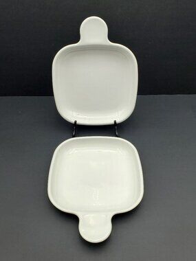 Corningware Grab It Snack Plates Corning Grab-It Snack-It Tab Handle Dishes